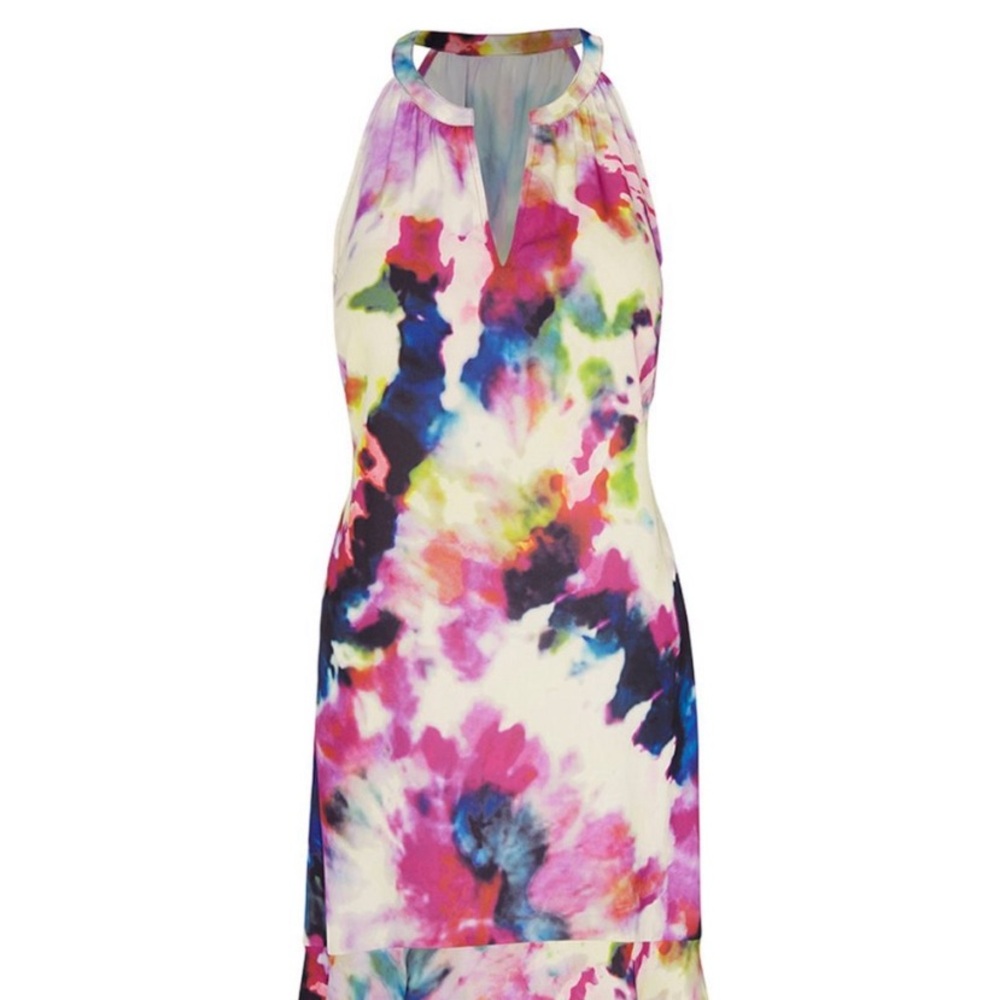 CAbi Multicolor Asymmetrical Dress